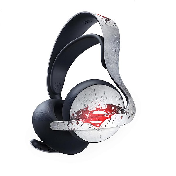 PS5 Skin Anti-Rage Headset Pulse Elite - Batman Vs Superman Logo