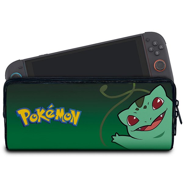 Case Nintendo Switch 2 Bolsa Estojo - Pokémon Bulbasaur