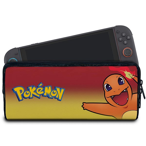 Case Nintendo Switch 2 Bolsa Estojo - Pokémon Charmander