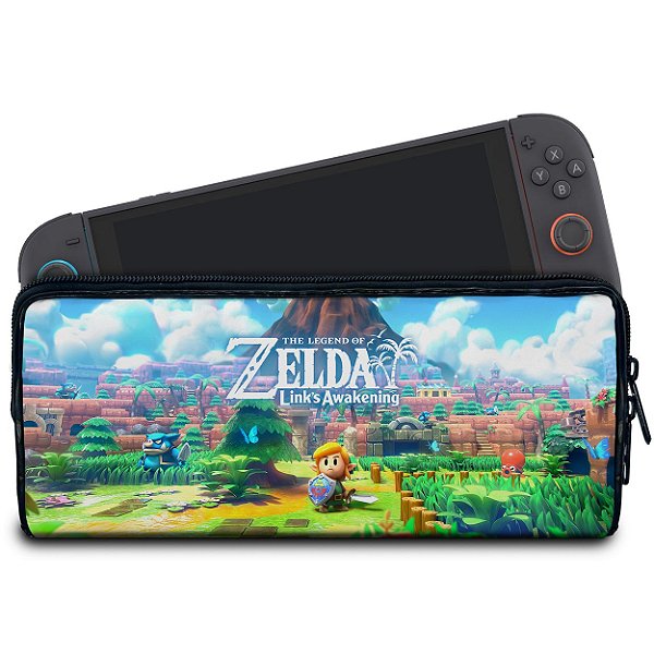 Case Nintendo Switch 2 Bolsa Estojo - Zelda Link's Awakening
