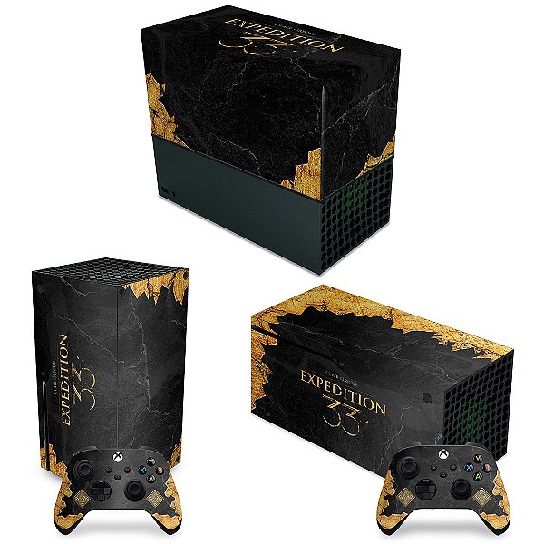 KIT Xbox Series X Capa Anti Poeira e Skin - Clair Obscur: Expedition 33