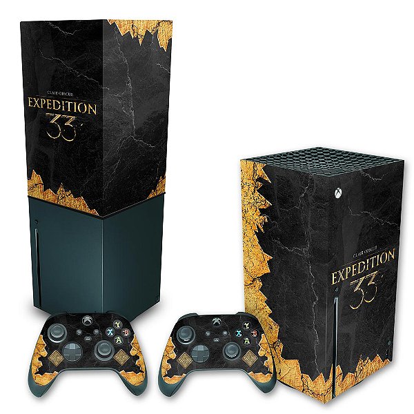 KIT Xbox Series X Skin e Capa Anti Poeira - Clair Obscur: Expedition 33