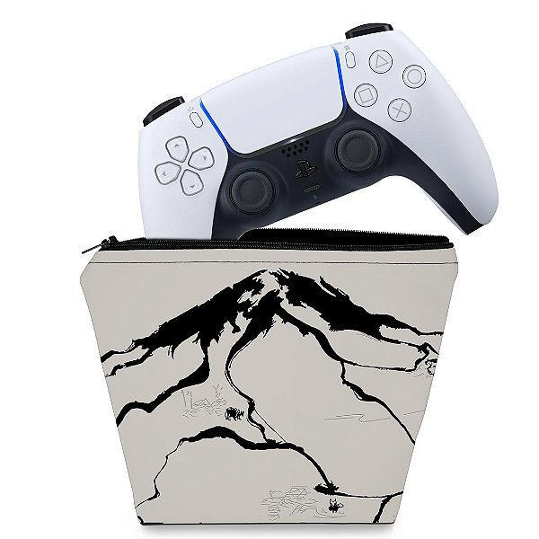 Capa PS5 Controle Case - Ghost Of Yotei