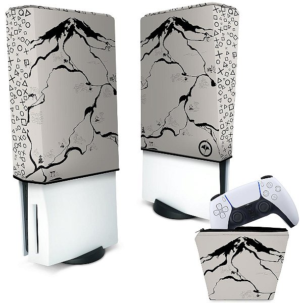 KIT Capa PS5 e Case Controle - Ghost Of Yotei