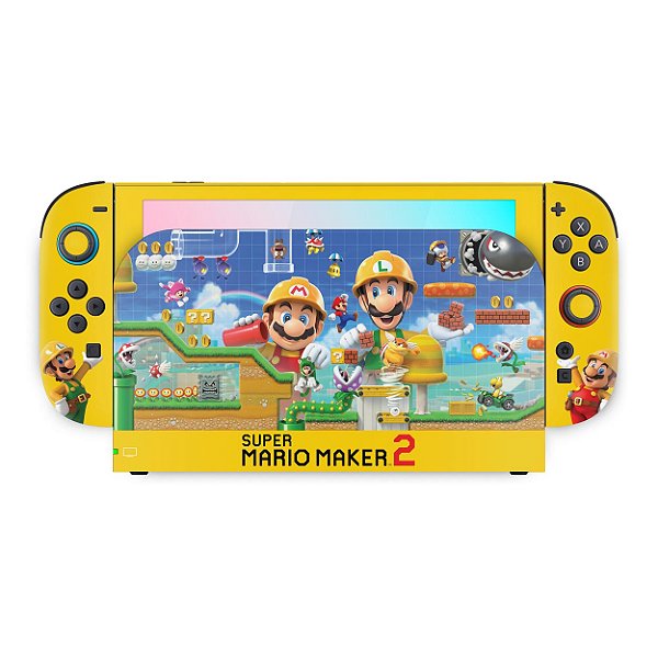 Nintendo Switch 2 Skin Anti-Rage - Super Mario Maker 2