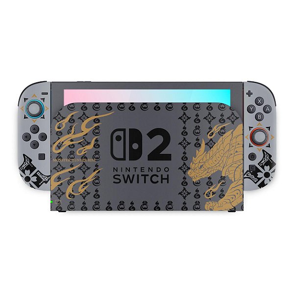 Nintendo Switch 2 Skin Anti-Rage - Monster Hunter Rise