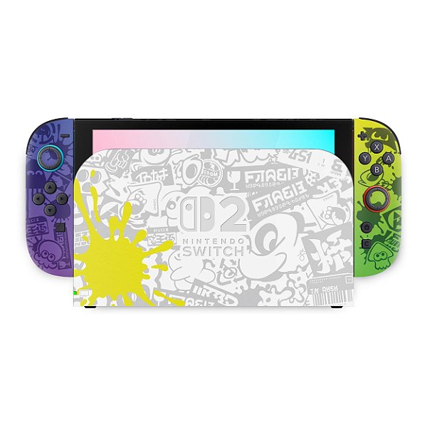 Nintendo Switch 2 Skin Anti-Rage - Splatoon 3 Special