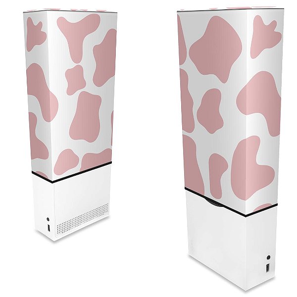 Capa Xbox Series S Anti Poeira - Vaquinha Rosa