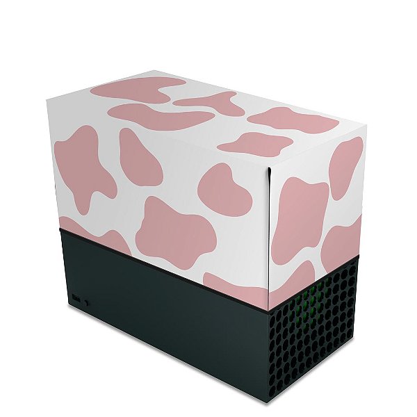 Capa Xbox Series X Anti Poeira - Vaquinha Rosa