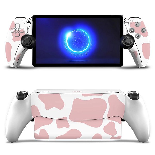 Skin Anti-Rage Playstation Portal PS Adesivo - Vaquinha Rosa