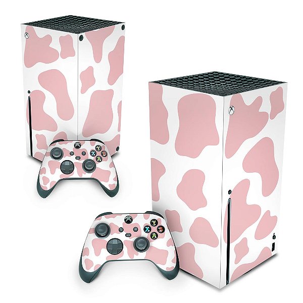 Xbox Series X Skin - Vaquinha Rosa
