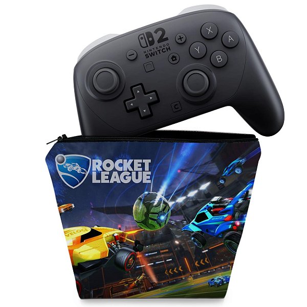 Capa Nintendo Switch 2 Pro Controle Case - Rocket League