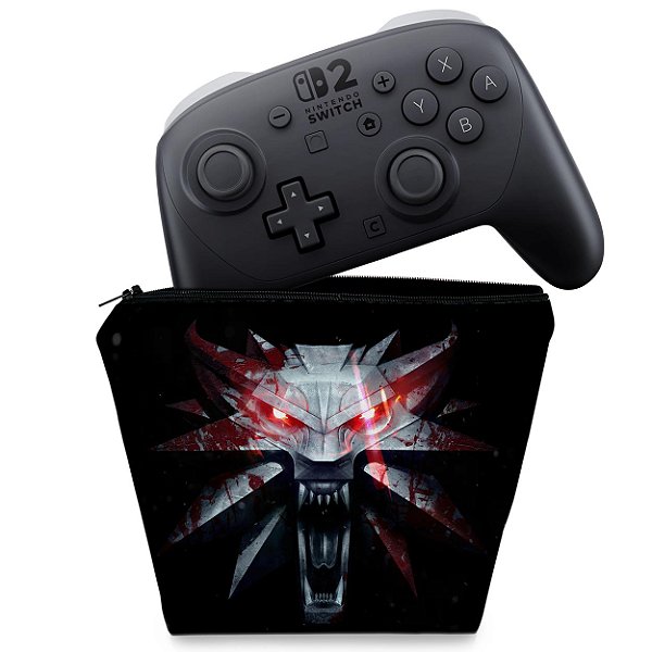 Capa Nintendo Switch 2 Pro Controle Case - The Witcher 3: Wild Hunt