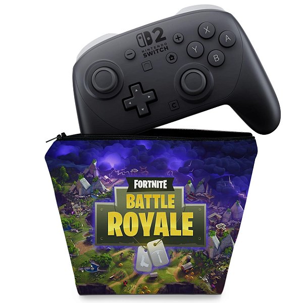 Capa Nintendo Switch 2 Pro Controle Case - Fortnite