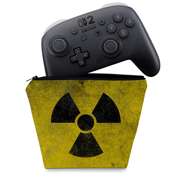 Capa Nintendo Switch 2 Pro Controle Case - Radioativo