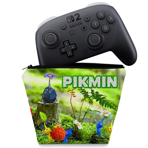 Capa Nintendo Switch 2 Pro Controle Case - Pikmin