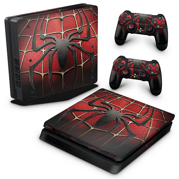 PS4 Slim Skin - Spider Man - Homem Aranha