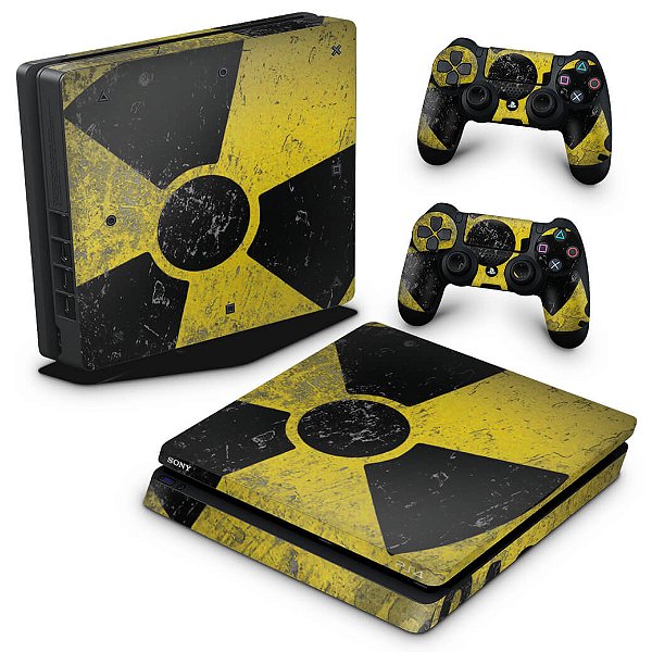 PS4 Slim Skin - Radioativo