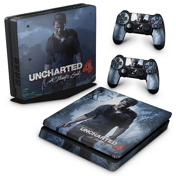 PS4 Slim Skin - Uncharted 4