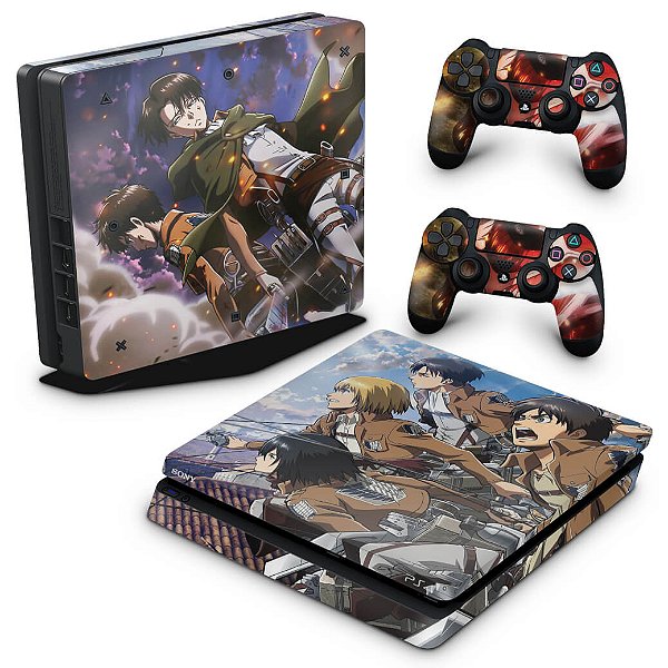 PS4 Slim Skin - Attack On Titan - shingeki no kyojin #A