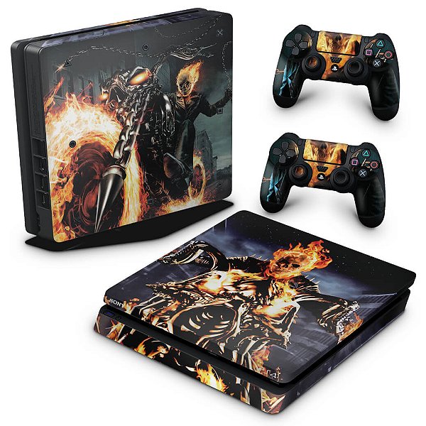 PS4 Slim Skin - Ghost Rider #A