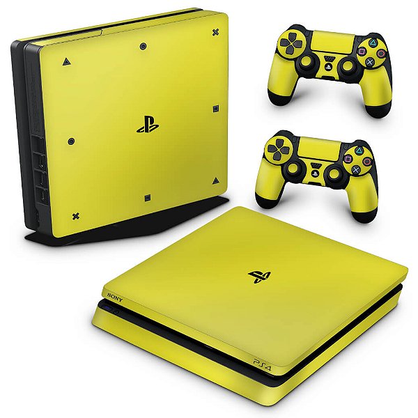 PS4 Slim Skin - Amarelo