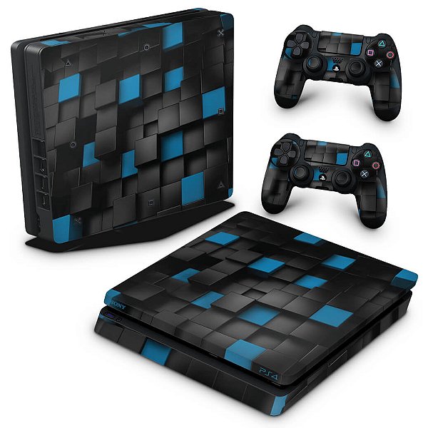 PS4 Slim Skin - Cubos