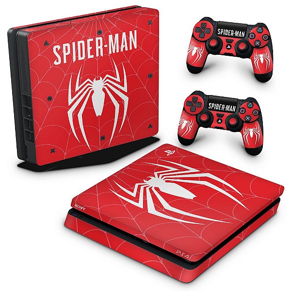 PS4 Slim Skin - Spider-man Bundle #d