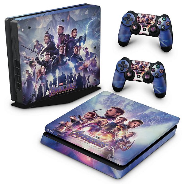 PS4 Slim Skin - Vingadores Ultimato Endgame