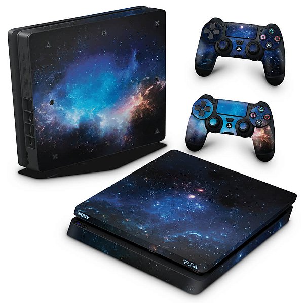 PS4 Slim Skin - Universo Cosmos