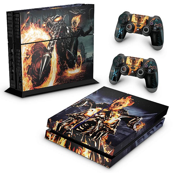 Ps4 Fat Skin - Ghost Rider #A