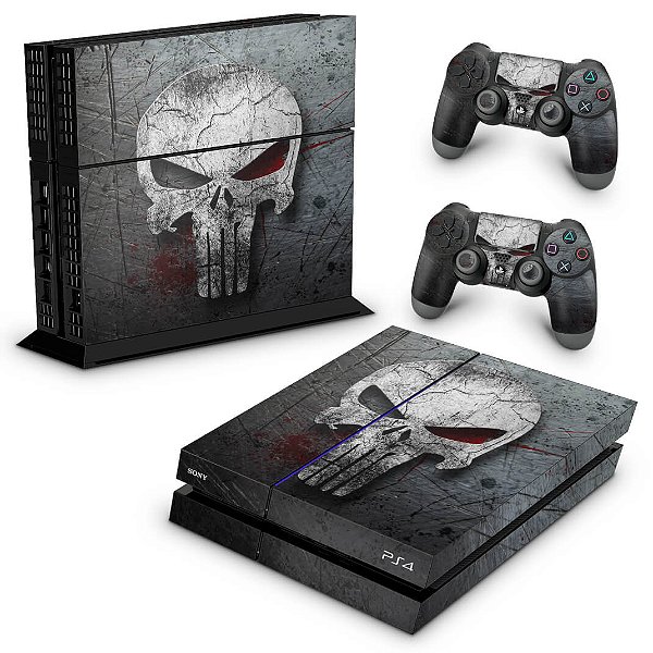 Ps4 Fat Skin - The Punisher Justiceiro #b