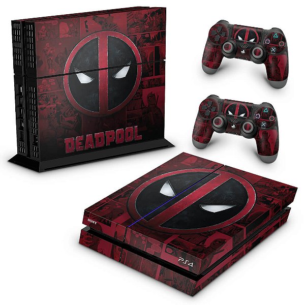 PS4 Fat Skin - Deadpool Comics