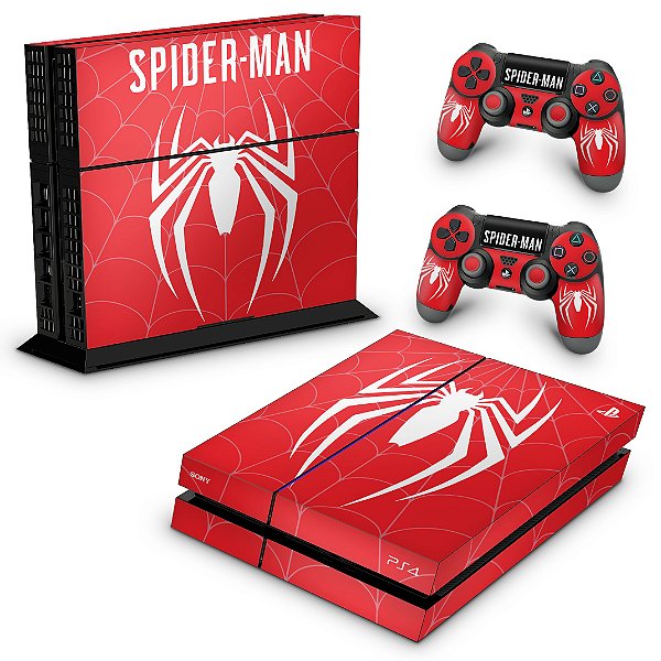 Ps4 Fat Skin - Spider-man Bundle #c