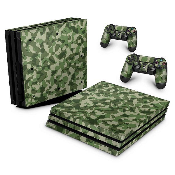 PS4 Pro Skin - Camuflagem Exercito