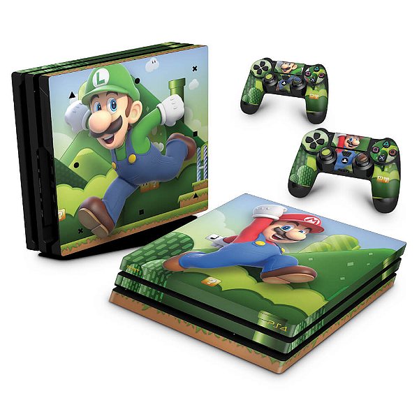 Capa Anti Poeira e Skin Compatível PS4 Slim - Super Mario Bros - Pop Arte  Skins - Capa para PS4 - Magazine Luiza