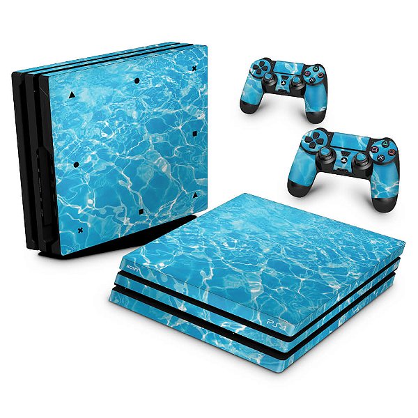 PS4 Pro Skin - Aquático Água