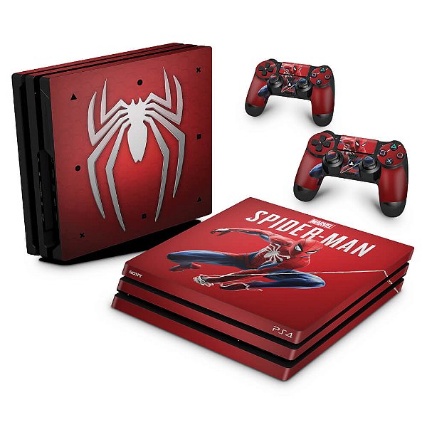 PS4 Pro Skin - Homem Aranha Spider-man