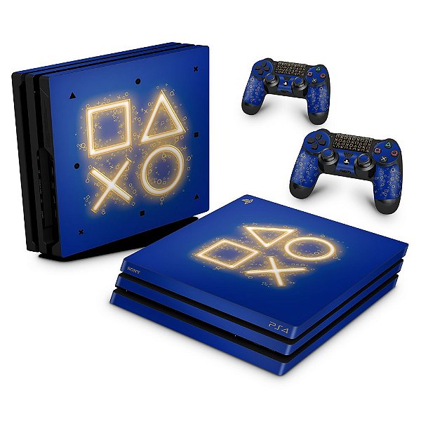 PS4 Pro Skin - Days Of Play Edição Limitada