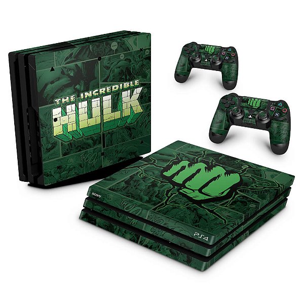 PS4 Pro Skin - Hulk Comics