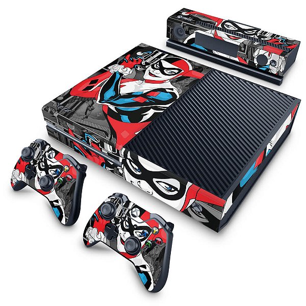 Xbox One Fat Skin - Arlequina Harley Quinn #A