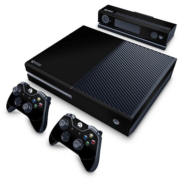 Xbox One Fat Skin - Preto Black Piano