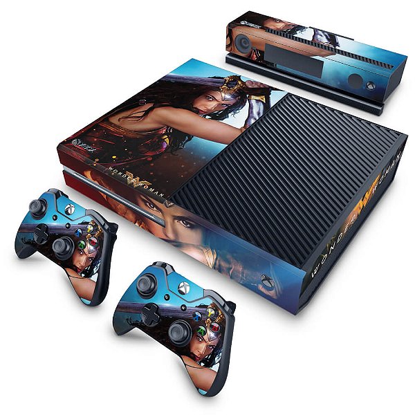 Xbox One Fat Skin - Mulher Maravilha