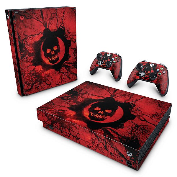 Xbox One X Skin - Gears of War - Skull