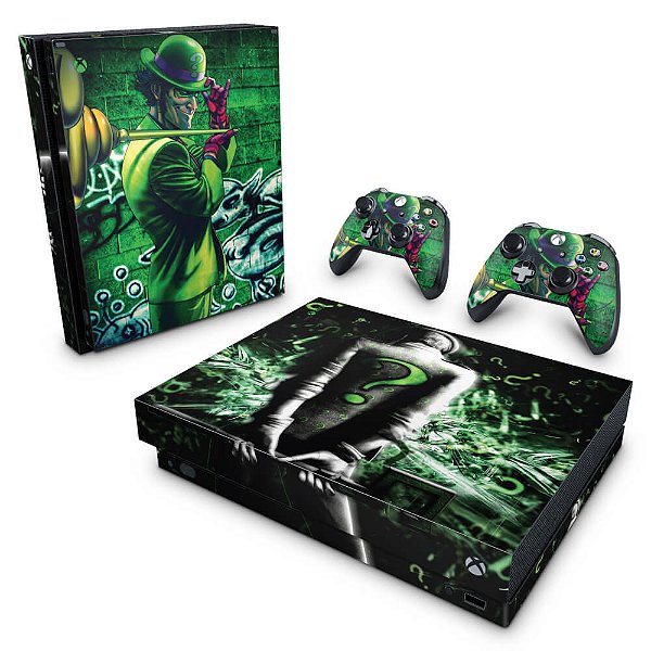 Xbox One X Skin - Charada Batman