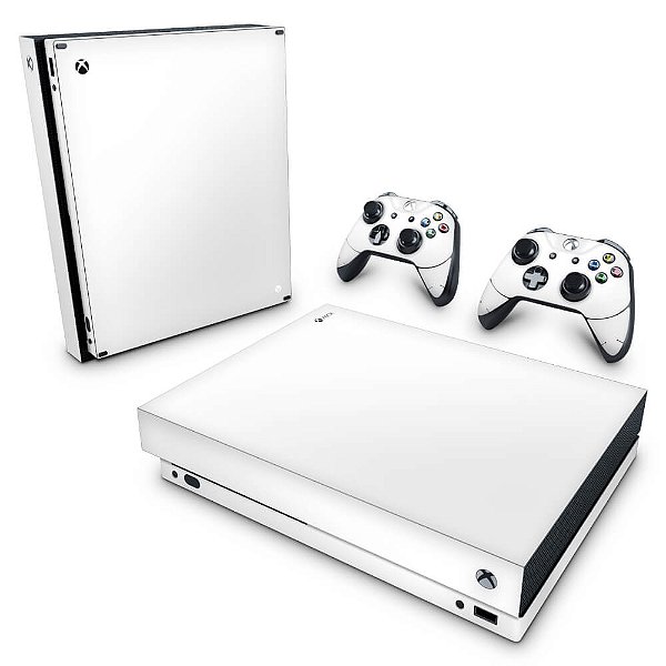 Skin Xbox One Slim X Controle - Branco - Pop Arte Skins