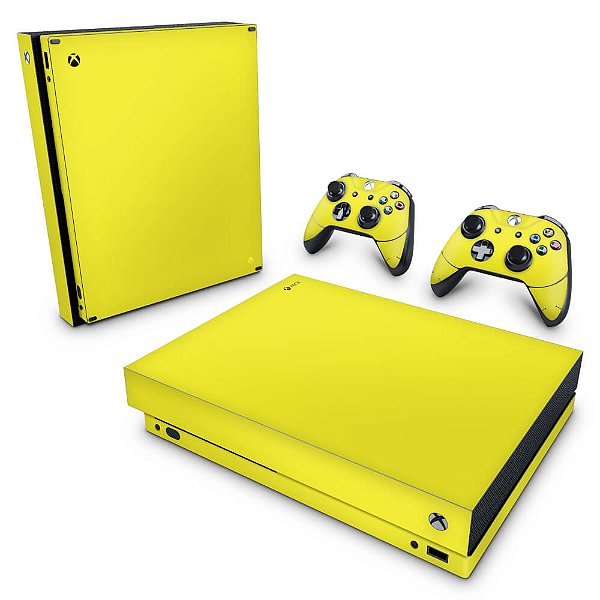Xbox One X Skin - Amarelo