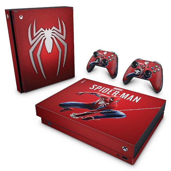 Xbox One X Skin - Homem Aranha Spider-man