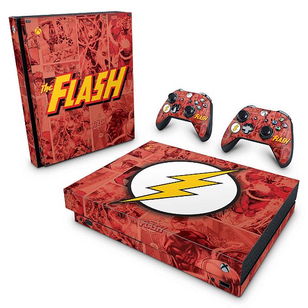 Xbox One X Skin - The Flash Comics