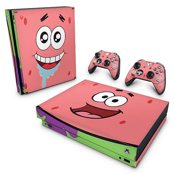 Xbox One X Skin - Patrick Bob Esponja